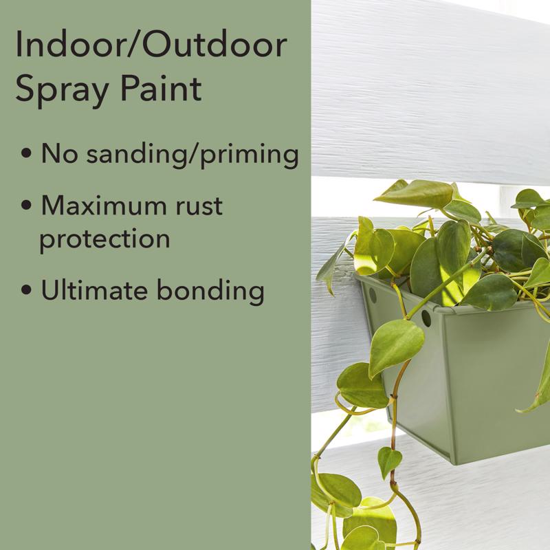 Krylon Fusion All-In-One Satin Dried Rosemary All-In-One Spray Paint 12 oz