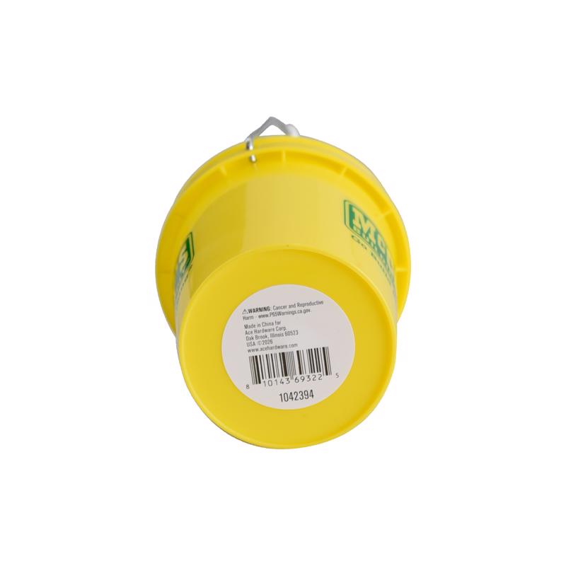 McCoy's Yellow 0.5 qt Plastic Bucket
