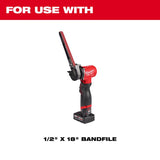 Milwaukee 18 in. L X 0.5 in. W Ceramic Sanding Belt 4 pk
