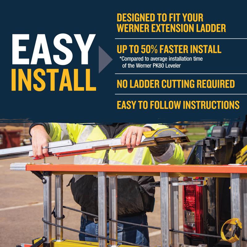 Werner Aluminum Ladder Leveler 1 pk