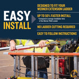 Werner Aluminum Ladder Leveler 1 pk