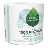 Seventh Generation Toilet Paper 1 Rolls 500 sheet