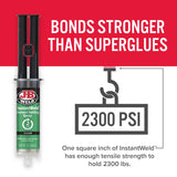 J-B Weld InstantWeld High Strength Clear Epoxy Syringe 0.47 oz