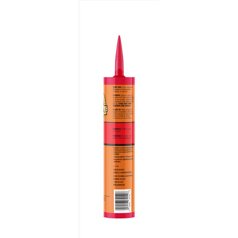 Gorilla Kitchen & Bath Construction Adhesive 9 oz