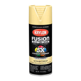 Krylon Fusion All-in-One Satin Buttercup Paint +Primer 12 oz