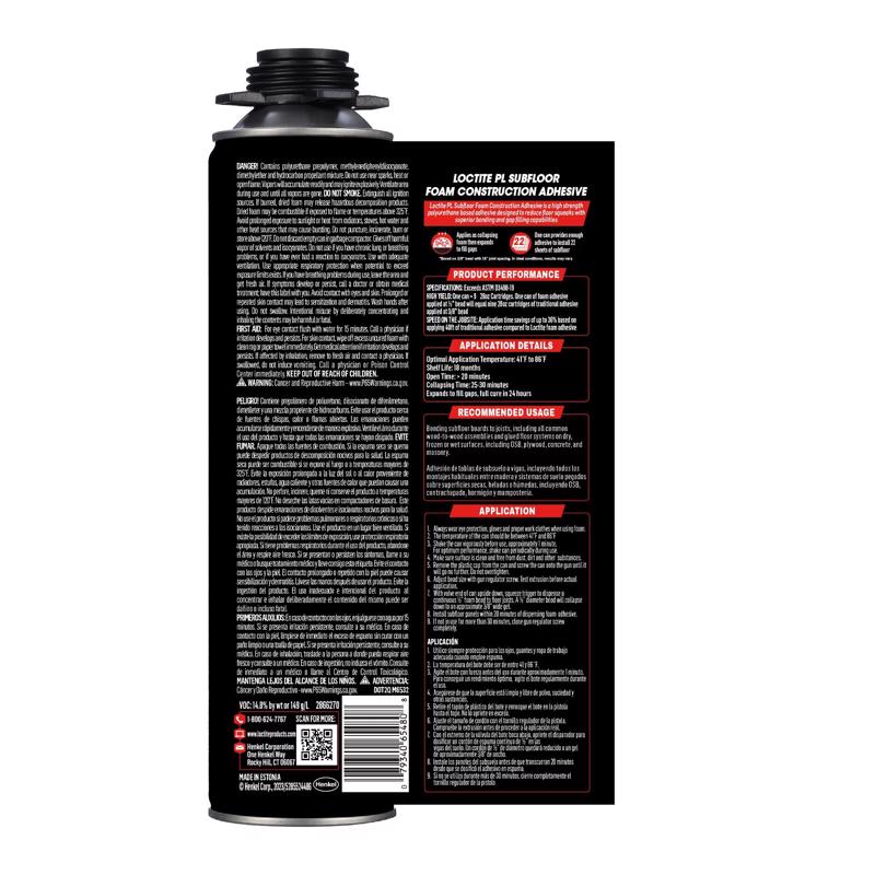 Loctite PL High Strength Foam Adhesive 21.1 oz