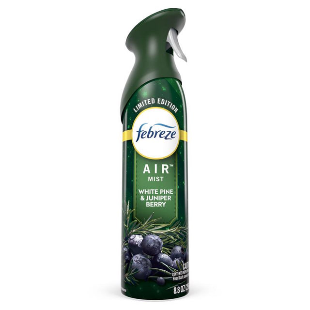 Febreze Winter Pine Juniper Berry Scent Air Freshener Spray 8.8 oz Aerosol