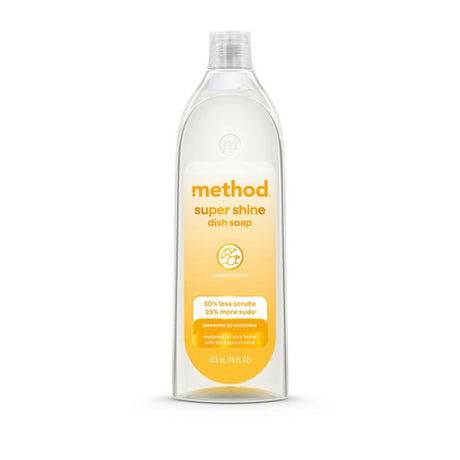 Method Super Shine Coastal Citron Scent Liquid Dish Soap 16 oz 1 pk