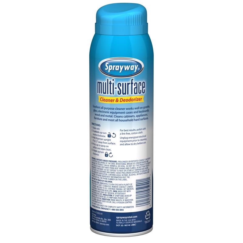 Sprayway Fresh Scent Multi-Surface Cleaner Aerosol 19 oz