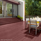 Benjamin Moore Woodluxe Translucent Bleached Gray Penetrating Waterborne Deck and Siding Stain 1 gal