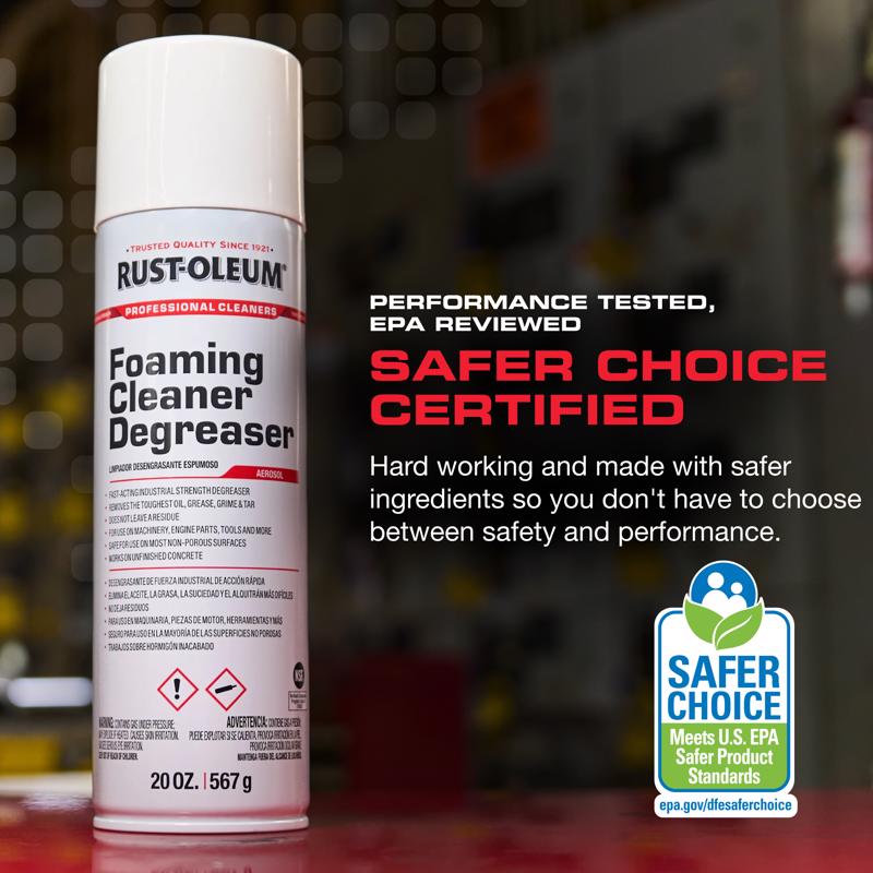 Rust-Oleum Professional Cleaners Cleaner and Degreaser 20 oz Foam