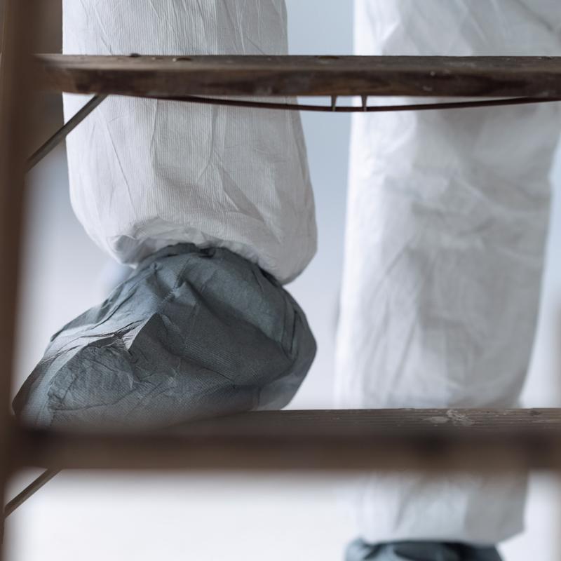 Tyvek Tyvek Coverall with Hood and Boots White 4XL 25 pk