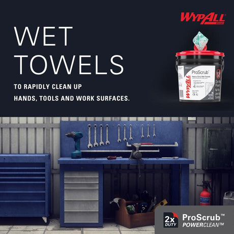 Wypall Industrial Towels 12 in. W X 9.5 in. L 75 pk