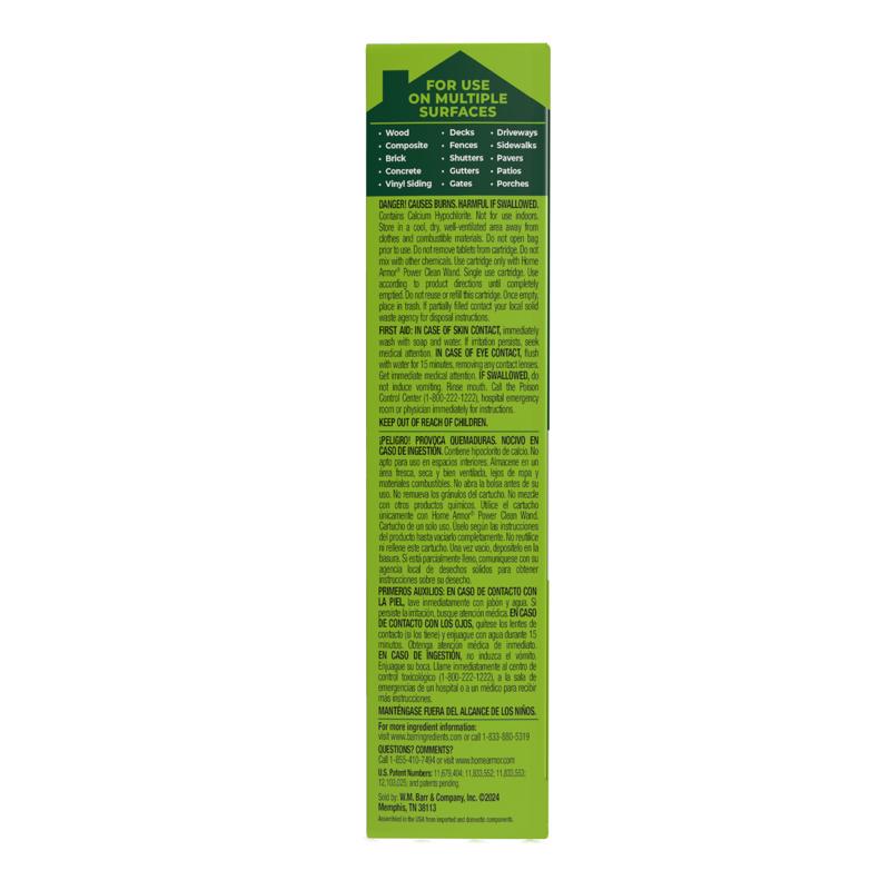 Home Armor Power Clean Wand House Wash 7 oz Tablets