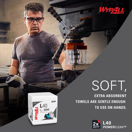 Wypall Disposable Towels 12 in. W X 12.5 in. L 56 pk