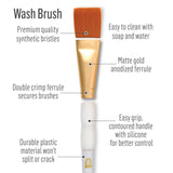 FolkArt Angle/Flat Wash Brush Set