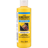 Homefront Satin Bright Yellow Craft Paint Exterior and Interior 8 oz