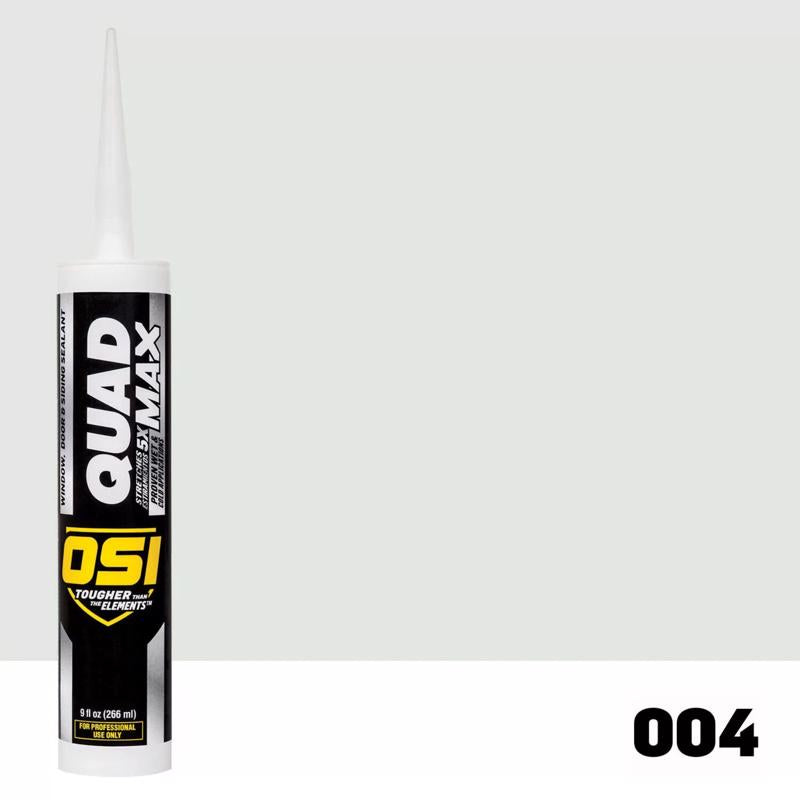 OSI Quad Max Snowscape White Elastomeric Polymers Caulk Sealant 9.5 oz