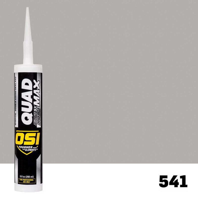OSI Quad Max Pearl Gray Elastomeric Polymers Caulk Sealant 9.5 oz