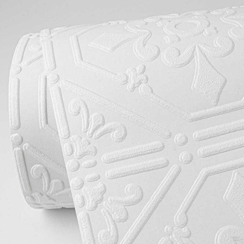 Brewster 20.9 in. W X 396 in. L Paste Paintable Wallpaper