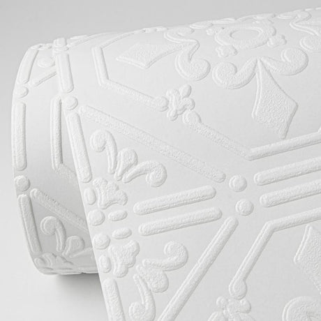 Brewster 20.9 in. W X 396 in. L Paste Paintable Wallpaper