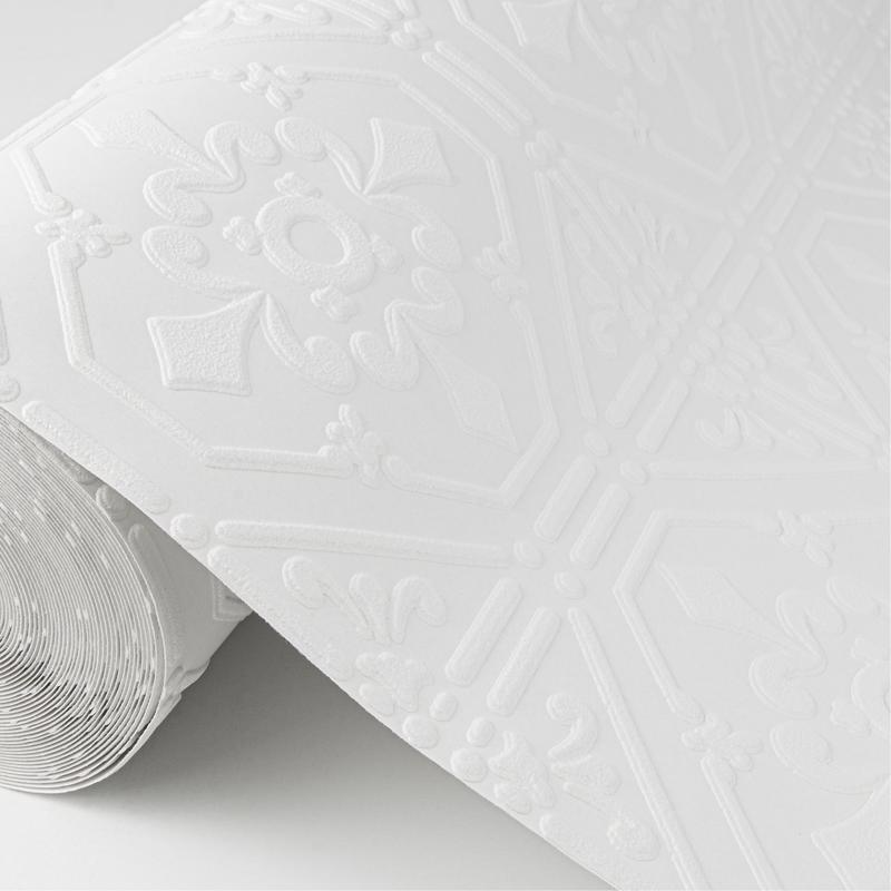 Brewster 20.9 in. W X 396 in. L Paste Paintable Wallpaper
