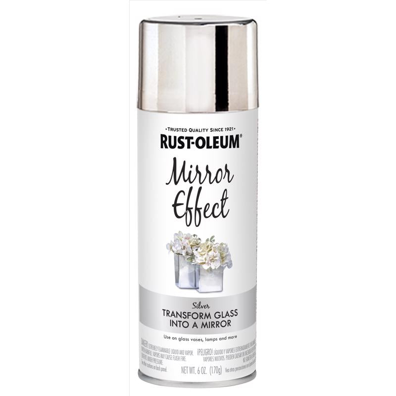 Rust-Oleum Mirror Effect Silver Spray Paint 6 oz