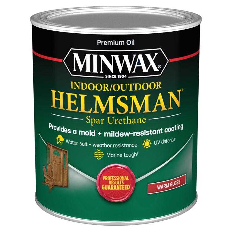 Minwax Helmsman Warm Gloss Clear Solvent-Based Spar Urethane 1 qt