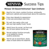 Minwax Helmsman Warm Semi-Gloss Clear Solvent-Based Spar Urethane 1 qt