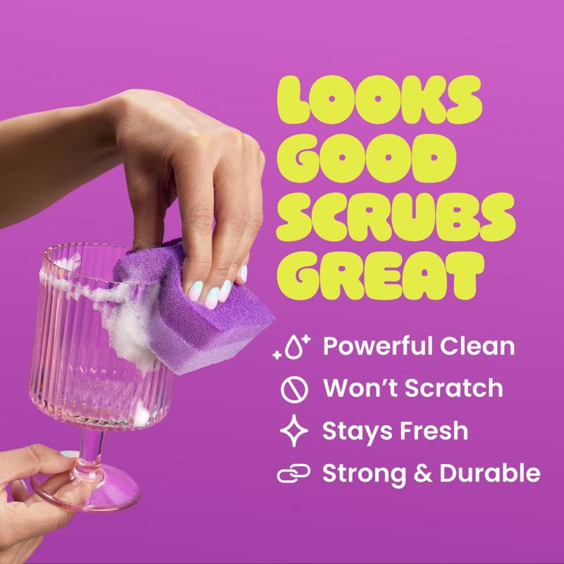 Scotch-Brite Medium Duty Scrubber Sponge For All Purpose 1 pk