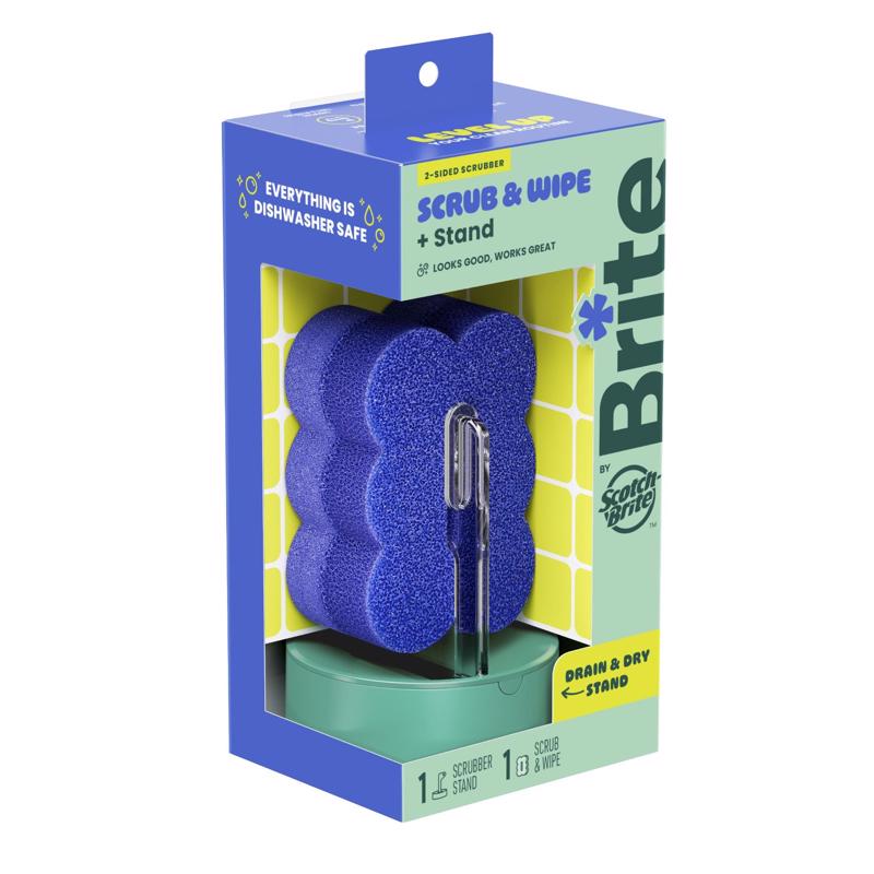 Scotch-Brite Medium Duty Dishwand Scrubber For All Purpose 1 pk