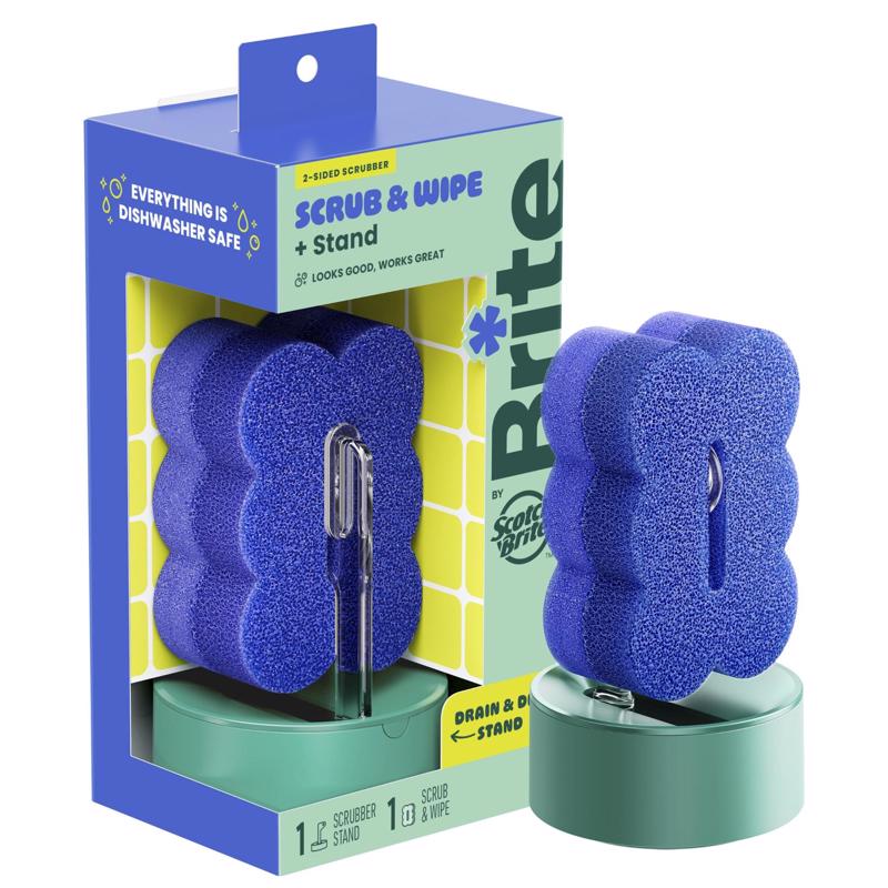 Scotch-Brite Medium Duty Dishwand Scrubber For All Purpose 1 pk