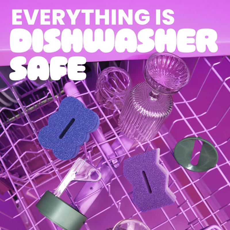 Scotch-Brite Medium Duty Dishwand Scrubber For All Purpose 1 pk