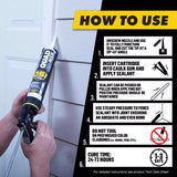 OSI Quad Max Slate Gray Elastomeric Polymers Caulk Sealant 9.5 fl. oz.