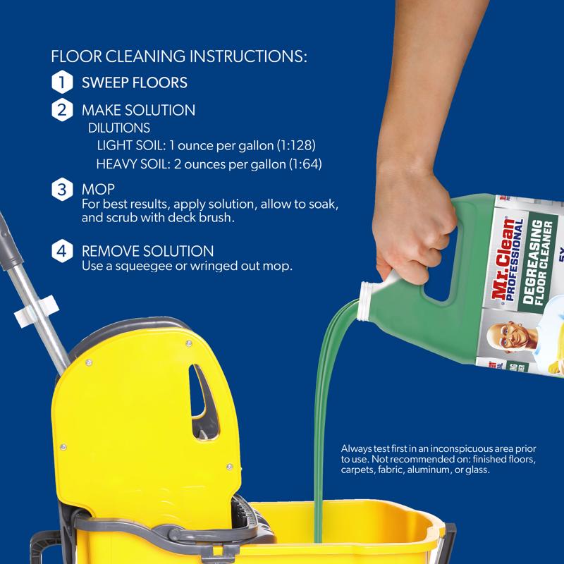 Mr. Clean Professional Degreasing Floor Cleaner Liquid 1 gal