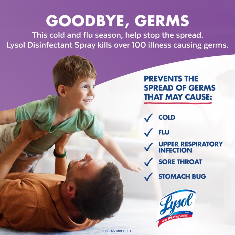 Lysol Brand New Day Lavender and Cotton Blossom Scent Disinfectant 12.5 oz