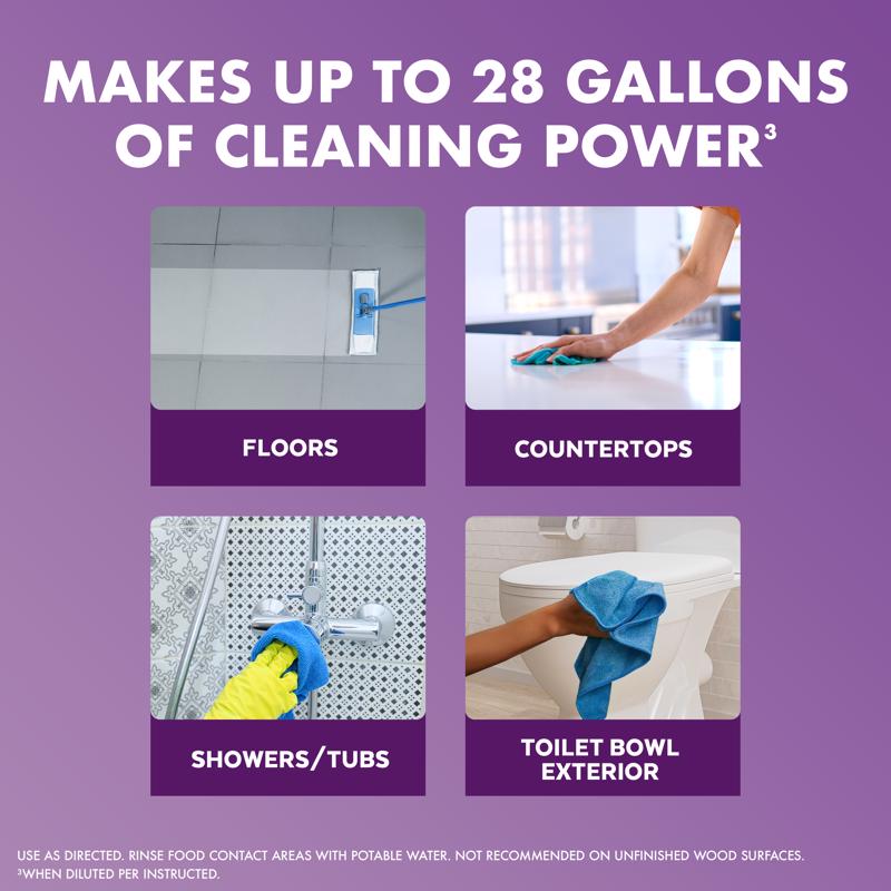 Lysol Brand New Day Lavender and Cotton Blossom Scent Concentrated Multi-Surface Cleaner Liquid 28 o