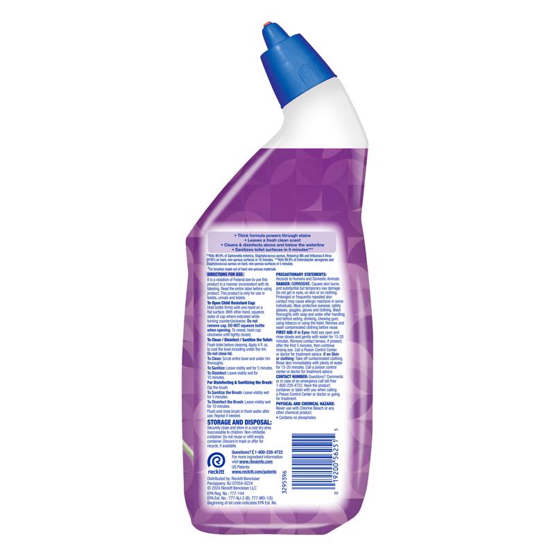 Lysol Brand New Day Lavender and Cotton Blossom Scent Toilet Bowl Cleaner 24 oz Gel