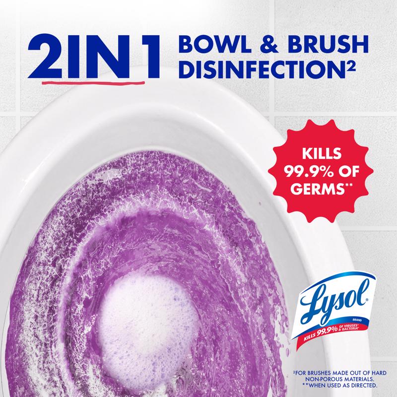 Lysol Brand New Day Lavender and Cotton Blossom Scent Toilet Bowl Cleaner 24 oz Gel