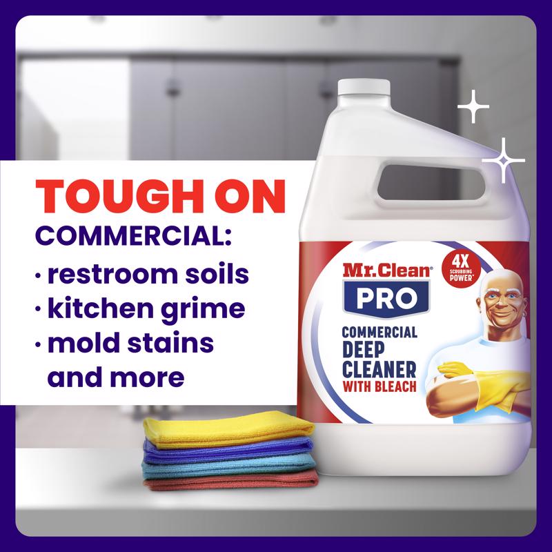 Mr. Clean PRO No Scent Commercial Deep Cleaner Liquid 1 gal