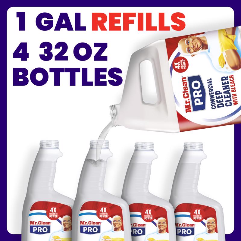 Mr. Clean PRO No Scent Commercial Deep Cleaner Liquid 1 gal