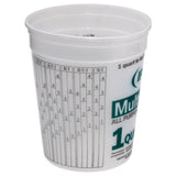 IPL Clear 1 qt Plastic Multi-Mix Container