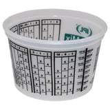 IPL Clear 1 pt Plastic Multi-Mix Container