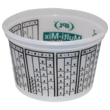 IPL Clear 1 pt Plastic Multi-Mix Container
