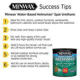 Minwax Helmsman Warm Satin Clear Water-Based Spar Urethane 1 gal