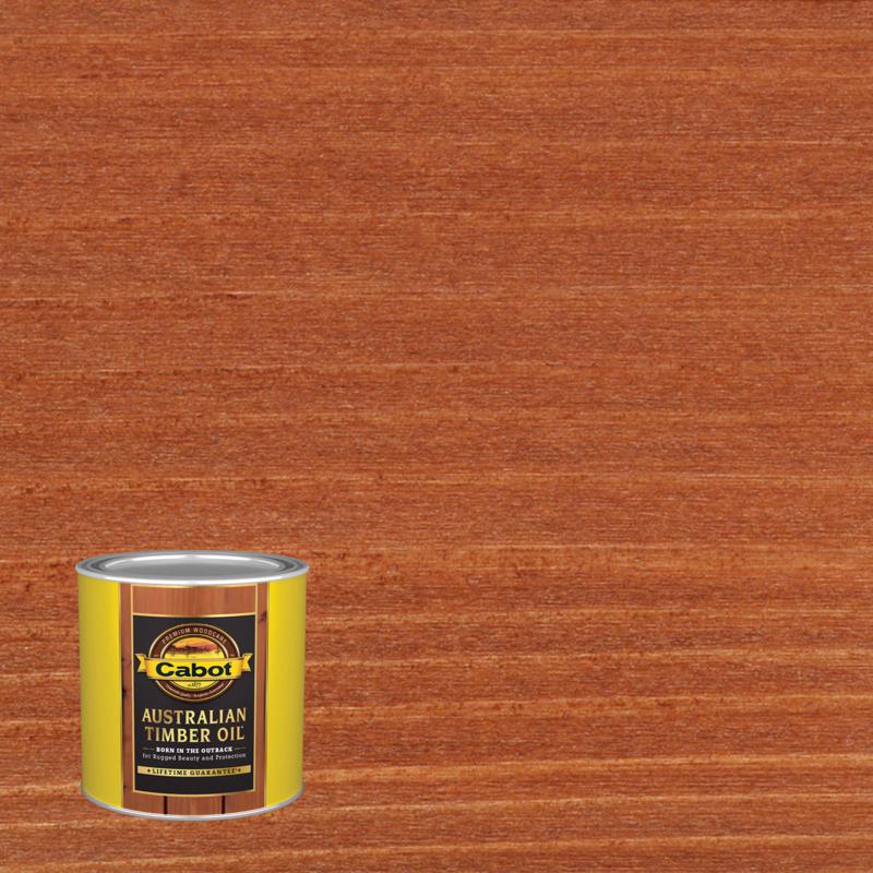 Cabot Transparent Mahogany Flame Australian Timber Oil 0.5 pt
