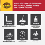 Cabot Solid Tintable Neutral Base Stain and Sealer 0.5 pt