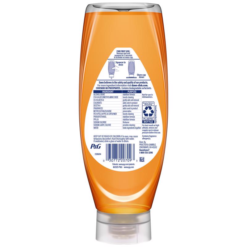 Dawn Orange Scent Liquid Dish Soap 22 oz 1 pk