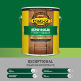 Cabot Semi-Solid Tintable Neutral Base Oil-Based Alkyd Stain and Sealer 7.25 fl. oz.