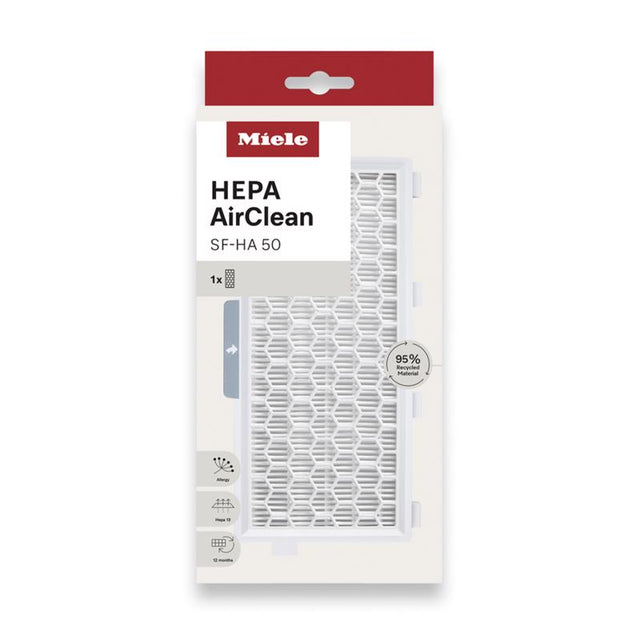 Miele HEPA Vacuum Filter 1 pk SF-HA 50